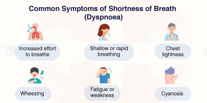 Common Symptomsof Shortness of Breath Common Causes of Symptoms of Breath